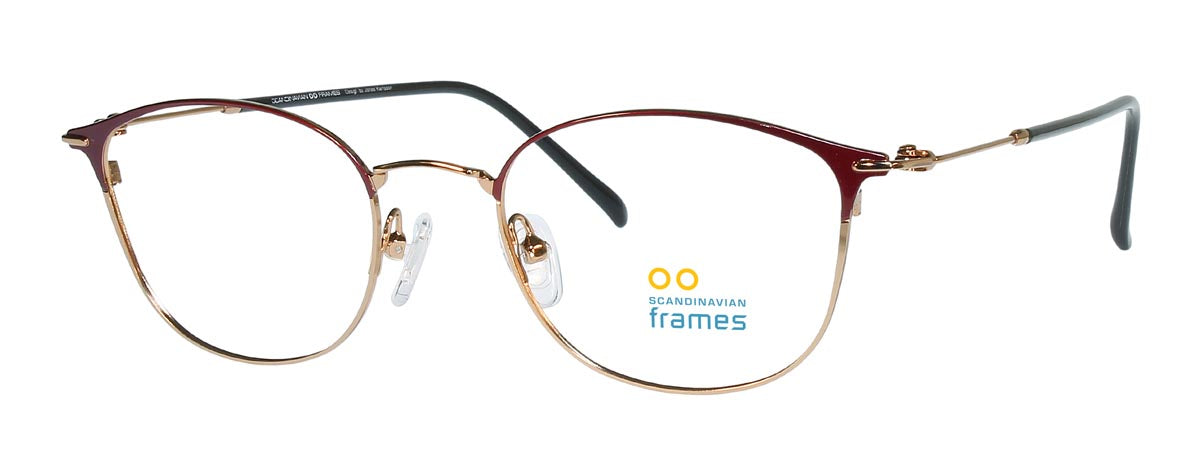 C4-Rose Gold/Burgundy