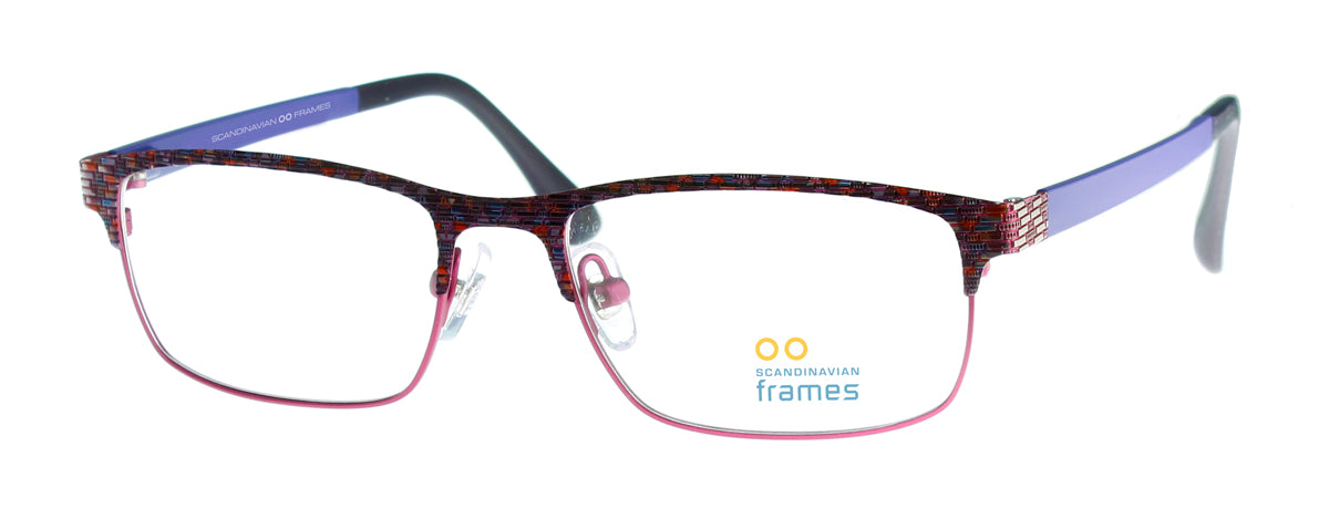 C5-Red/Pink/Lilac Embossed